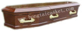 Wooden Coffin with European Style (HT-07)
