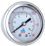 Liquid Filled Pressure Gauge, 2', Back Type