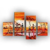 African Modern Landscape Oil Painting for Sales (KLAA-0140)