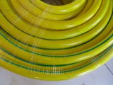 Yellow PVC Plastic Fiber Braided Reinforced Garden Water Hose