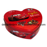 Heart-Shaped Chocolate Tin/Metal Can/Case (DL-RT-1006)