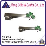 Custom Metal Clover Shape Tie Clip