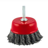 Shaft Cup Brush with High Quality (twisted knot wire)