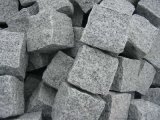 All Sides Natural Split Grey Granite Cube Stone