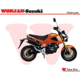 150cc Race Bike, Wonjan-Suzuki Engine, Motorcycle, Mini Gas Diesel Motorcycle (orange)