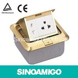 Brass Ground Receptacle Floor Box