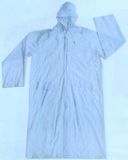 0.12mm Hooded Long PVC Raincoat R9035