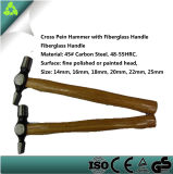Cross Pein Hammer with Wooden Handle