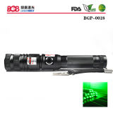 Adjustable Focus Green Laser 1000mw Torch with Safety Key (BGP-0018)