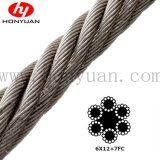 Steel Wire Rope 6X12+7FC, 6X12 Steel Wire Rope