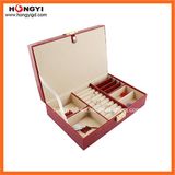 Customized PU Leather Jewelry Box Jewelry Case with Lock (HYJDB007)