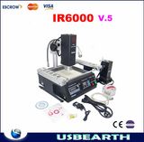 IR6000 V. 5: Specially Designed! Two Top Heating IR and Hr BGA Rework/Reball Machine Ly IR6000 V. 5 with Independent Preheating and K-Type Sensor.