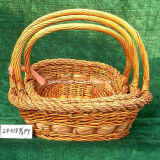 Handled Wicker Basket (#24018)