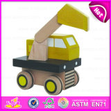 2015 Best Price Wooden Excavator Toy for Kids, Superior Quality Wooden Toy Excavator for Children, Wholesale Excavator Toy W04A092