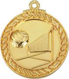 Imitation Gold Plating Vollyball Game Medals