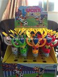 Novelty Playing Cymbals Mascot Candy Toy with Display Box