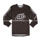 Black Color Motorcycle Racing Jersey for Sport Wear (MAT16)