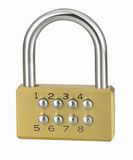 Brass Combination Padlock 8 Button Code Locks (110508)