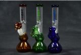 Glass Pipe Glass Smoking Pipe with 1 Perc (GB-093)