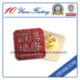 Custom Design Gold-Plated Badge with Butterfly Fitting