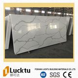 Calacatta White Book Match Quartz Stone for Countertop