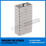 2015 Block Shape NdFeB Magnet with Center Hole