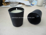 Mat Black Glass Jar Candle