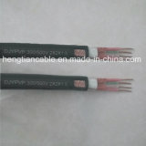 Flat Cable 4 Cores with Earth Wire