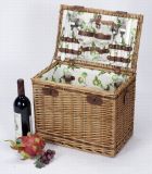 Outdoor Willow Picnic Basketry for 4 (SWA-4522)