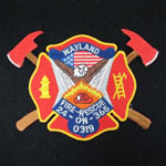 Fire Rescue Embroidery Fabric Patch, Badge (EMB33)