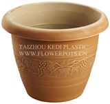 Decorative Painting Plastic Flowerpot (KD5001CP-KD5005CP)