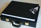 Horizontal Leather Photo Album Cover with Suitcase