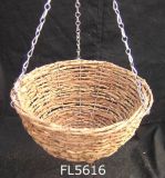 Rustic Suffor Rattan Hanging Basket (FL5616)