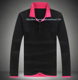 Fashion Long Sleeve Polo Shirt with Good Design