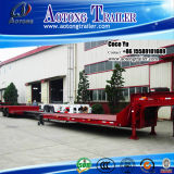 3 Axle Length Width Extendable Lowbed Semi Trailers