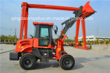 Small 4 Wheel Loader with Bucket Rated Load 1.6ton Zl16f