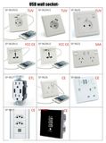 High USB Wall Switch Socket