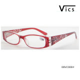 Fashion Reading Glasses with Laser Design on Temple (08VC008)
