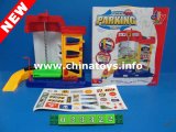Hot Selling Plastic Toy Alloy Car Parking Toy (023322)