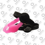 Adjustable Waterproof Silicone RFID-Wristband for Public Trasparent