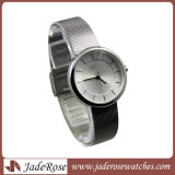 Charm White Dial Stainless Steel Band Lady Wrist Watch