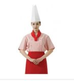 White Red Chef Uniform,Restaurant Uniform (LL-C10)
