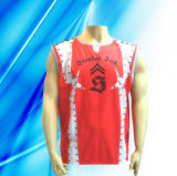 100% Polyester Man's Sleeveless Basketball Wear
