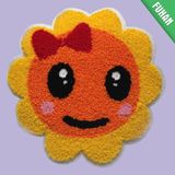 Children Clothing Sunflower Felt Material Embroideried Patch