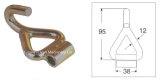 35mm X 3000kg Metal Single J-Hook, W/Tube, Ratchet Tie Down Strap Accessories