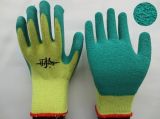 10gauge Cotton Latex Coated Gloves, Crinkle Finish