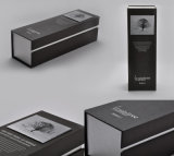 Matt Black Color Fancy Paper High-End Rigid Cardboard Wine Box