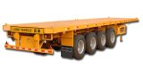 Cimc 4 Axle Flatbed Semi Trailer, for 20ft/40ft Container