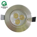 3W LED Down Light (LED ceiling light, 240-300lm)