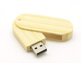 Wooden Swivel USB Flash Disk